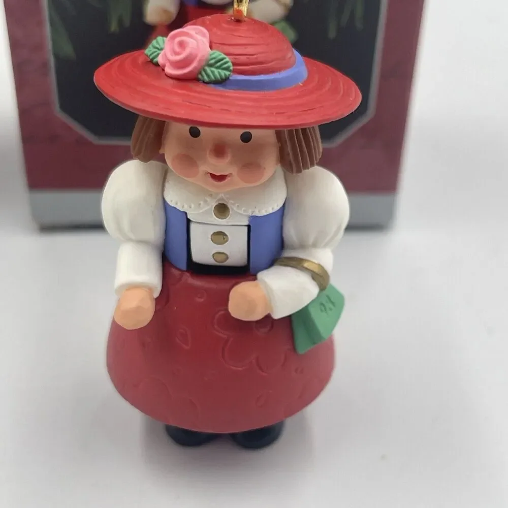 2 Hallmark Keepsake Family‎ Christmas Ornaments Son Daughter